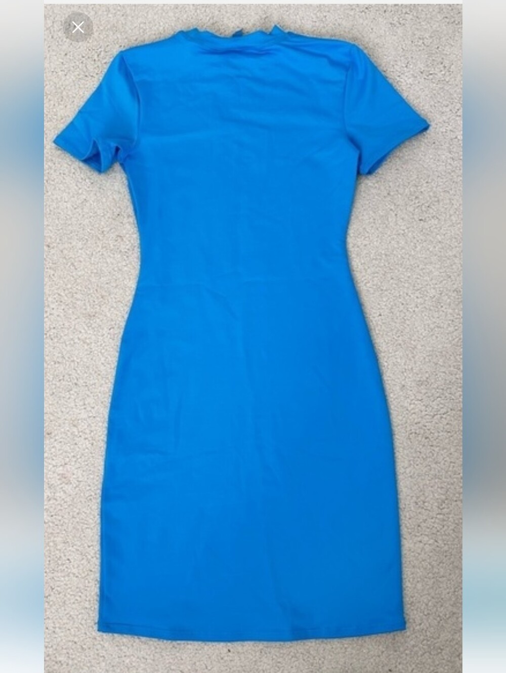 SKIMS Swim Dress in Neon Blue